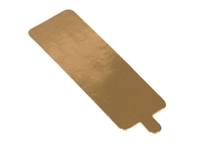 Подложка золото с держателем 100х65 прямоугольник 0,8 мм